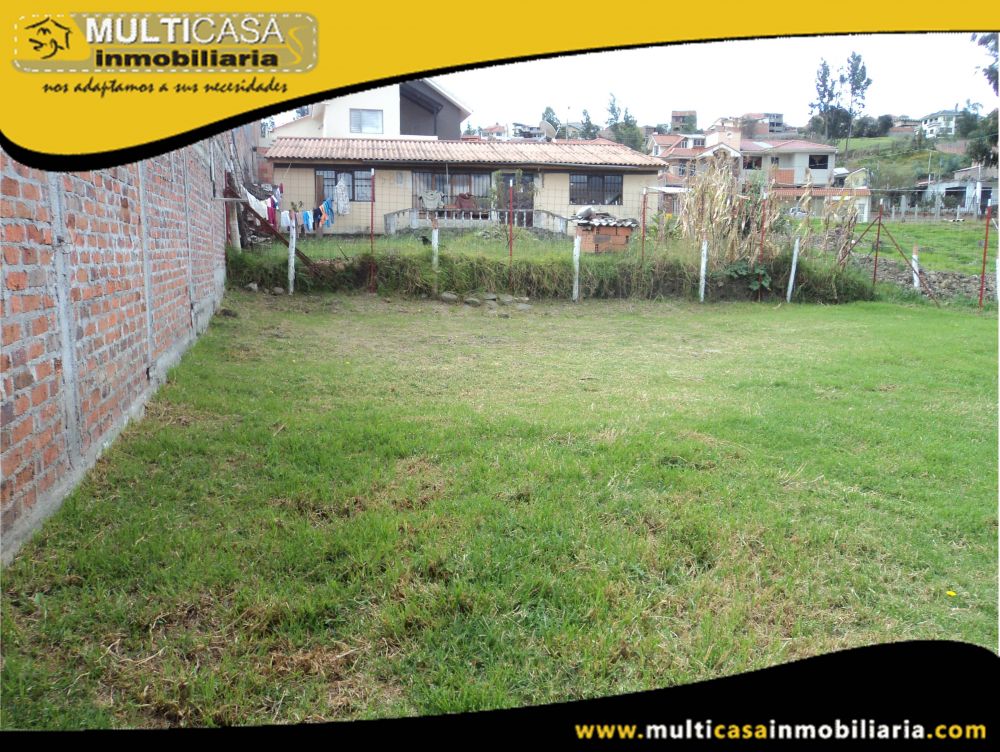 Venta de Hermoso Terreno a crédito Sector Racar Cuenca-Ecuador