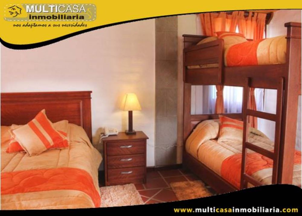 Hosteria Comercial en Venta a Crédito Sector San Luis de Caranqui Ibarra-Ecuador