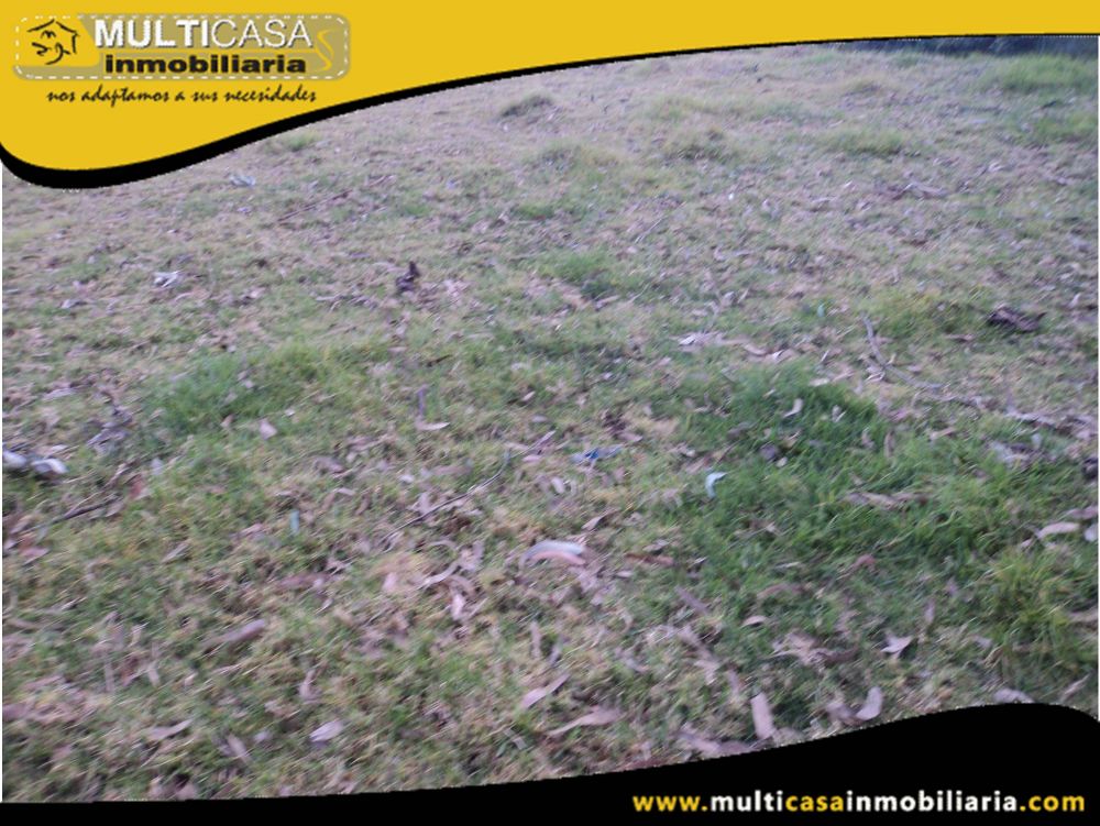 Sitio en Venta a Crédito  Sector Ricaurte Cuenca-Ecuador