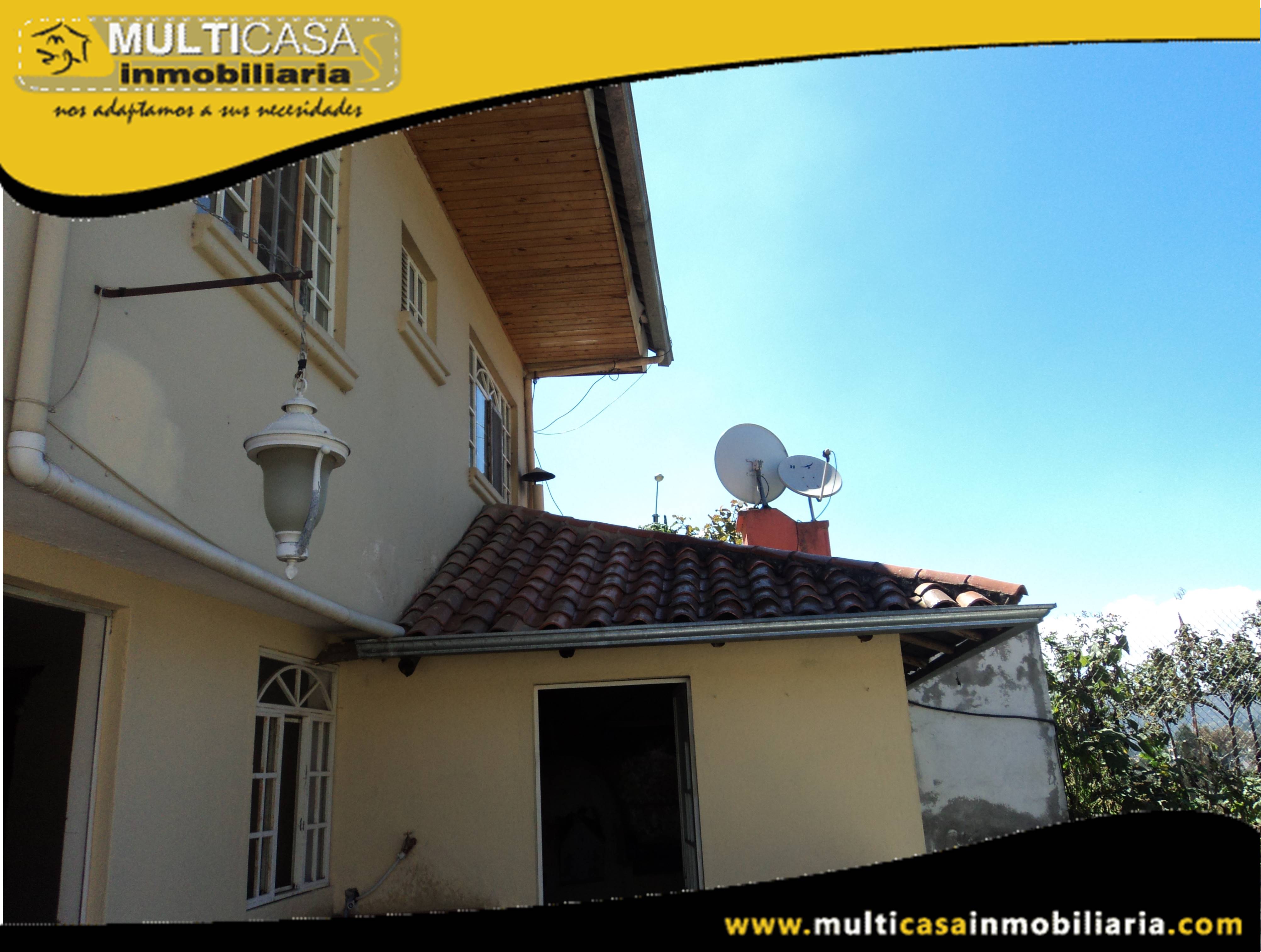 Casa seis dormitorios en Venta a Crédito Sector Misicata Cuenca-Ecuador