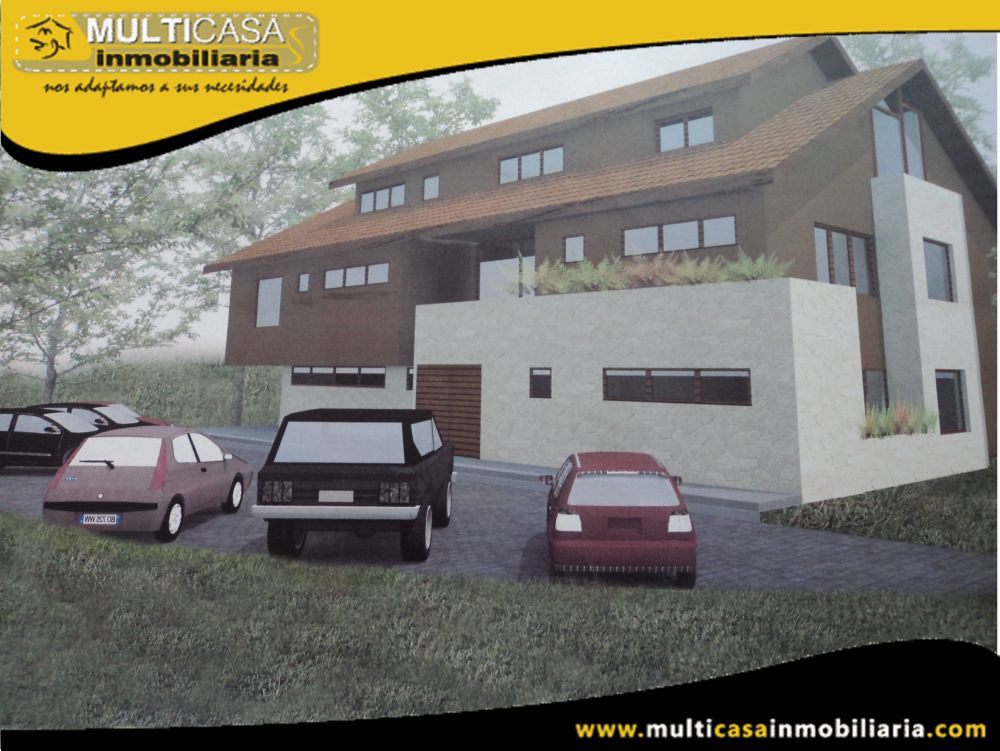 Venta de Hermosa Casa Comercial por terminar ubicada en Urbanización con Cinco Departamentos a crédito Sector San Joaquin Cuenca-Ecuador