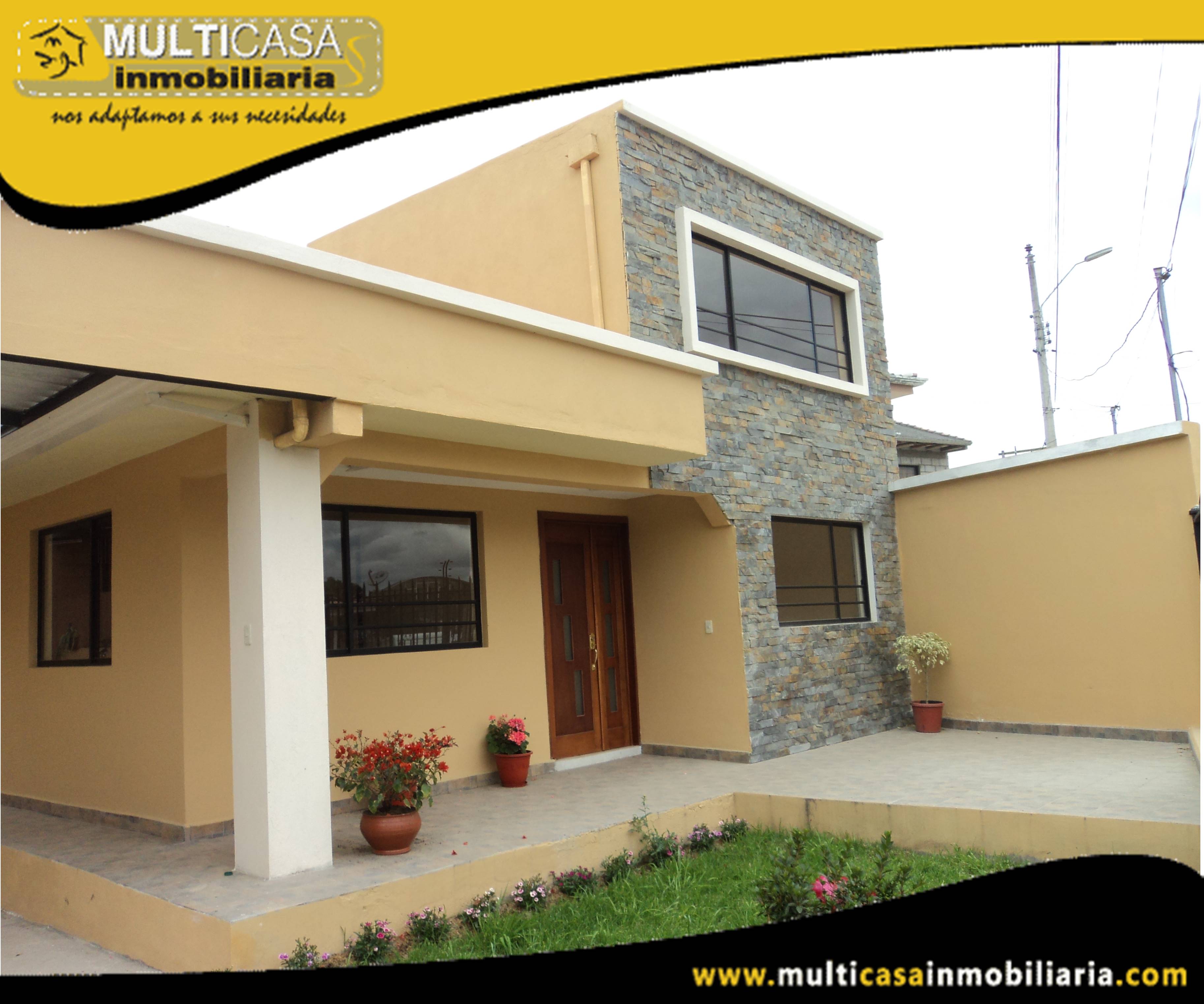Dos Casas en Una en Venta a Crédito Sector Baños Cuenca-Ecuador