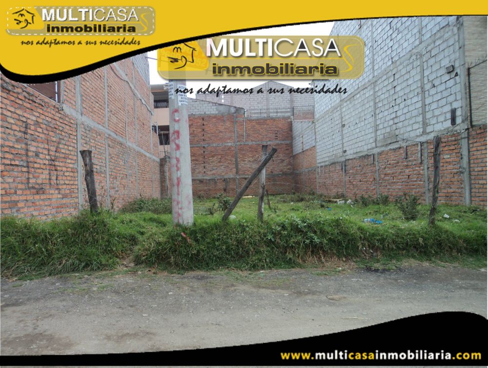 Lote en Venta a Crédito Sector Feria Libre Cuenca-Ecuador