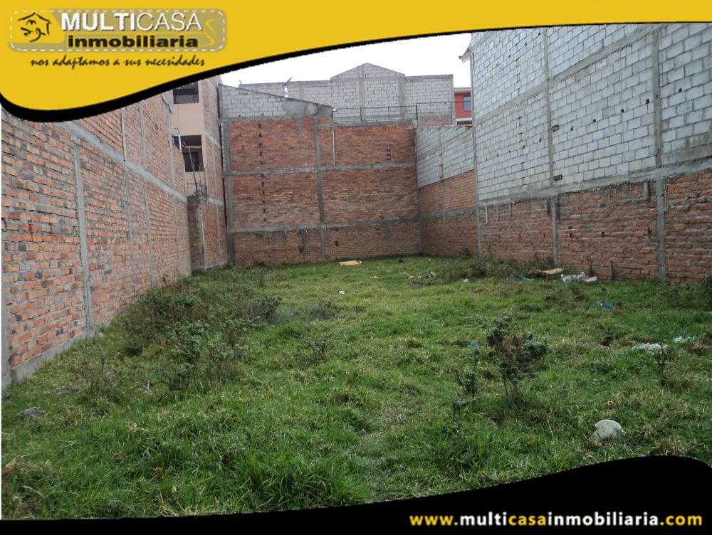 Lote en Venta a Crédito Sector Feria Libre Cuenca-Ecuador