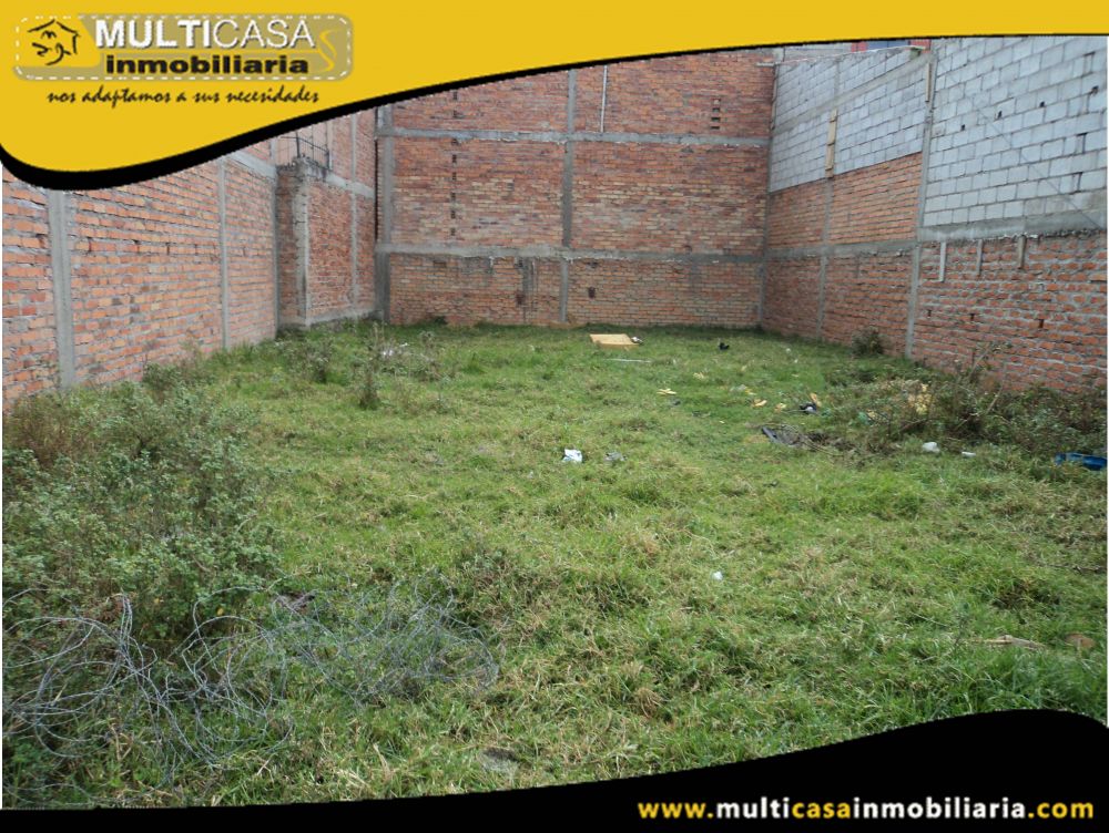 Lote en Venta a Crédito Sector Feria Libre Cuenca-Ecuador