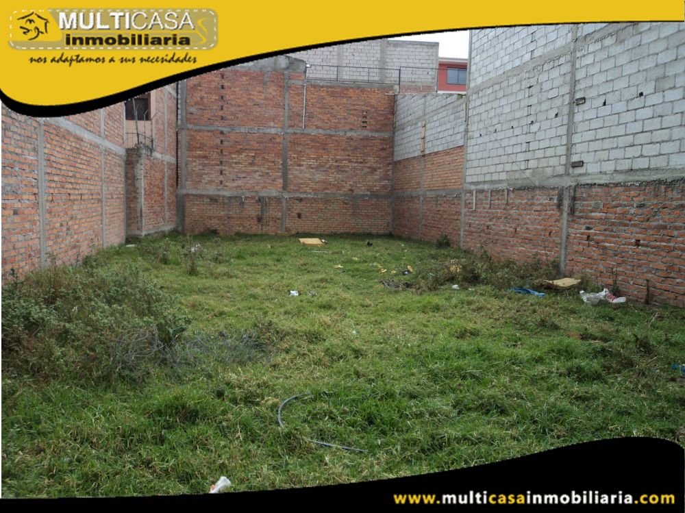 Lote en Venta a Crédito Sector Feria Libre Cuenca-Ecuador