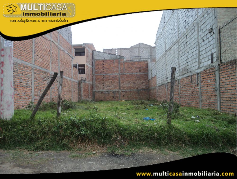 Lote en Venta a Crédito Sector Feria Libre Cuenca-Ecuador