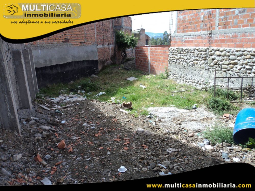 Terreno en Venta Crédito en Urbanización Sector Racar Cuenca-Ecuador