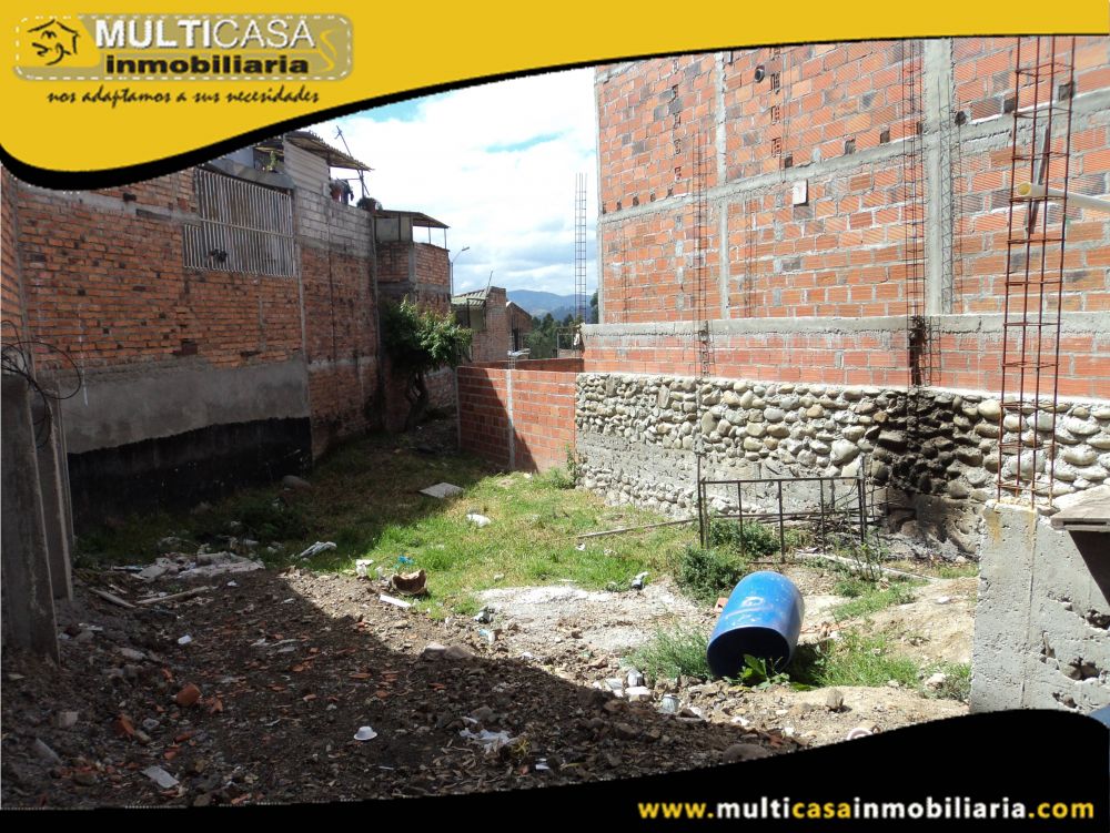Terreno en Venta Crédito en Urbanización Sector Racar Cuenca-Ecuador