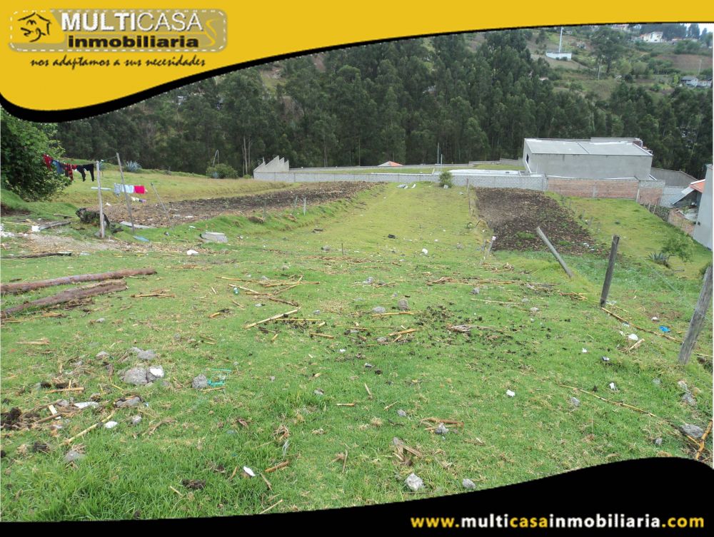 Lote en Venta a Crédito Sector El Cebollar Cuenca-Ecuador