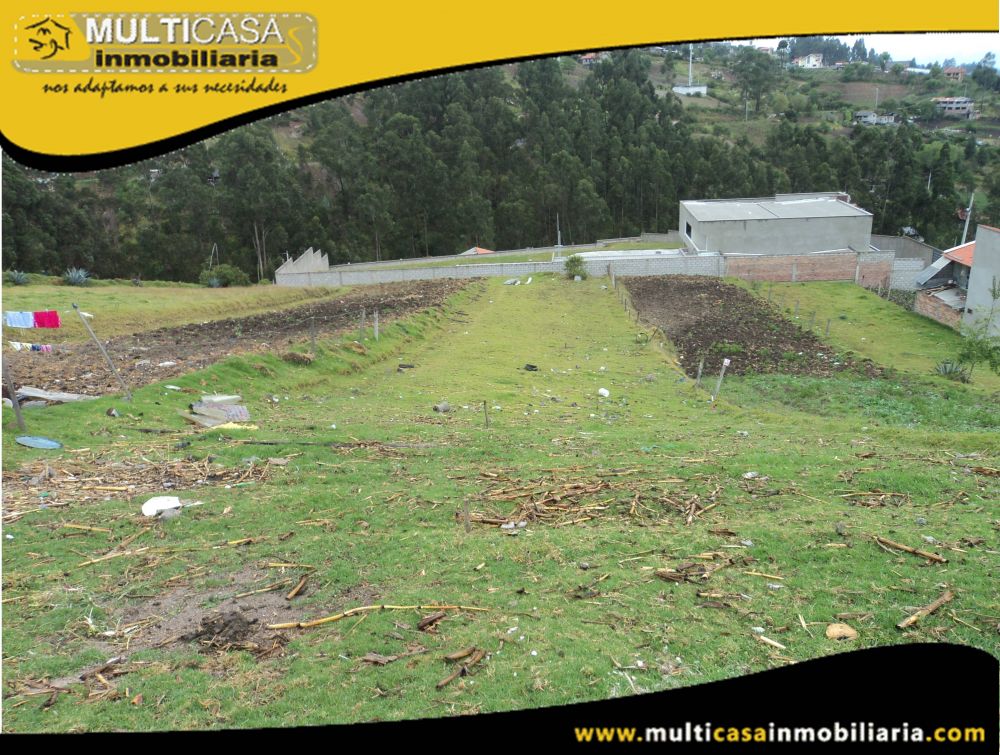 Lote en Venta a Crédito Sector El Cebollar Cuenca-Ecuador