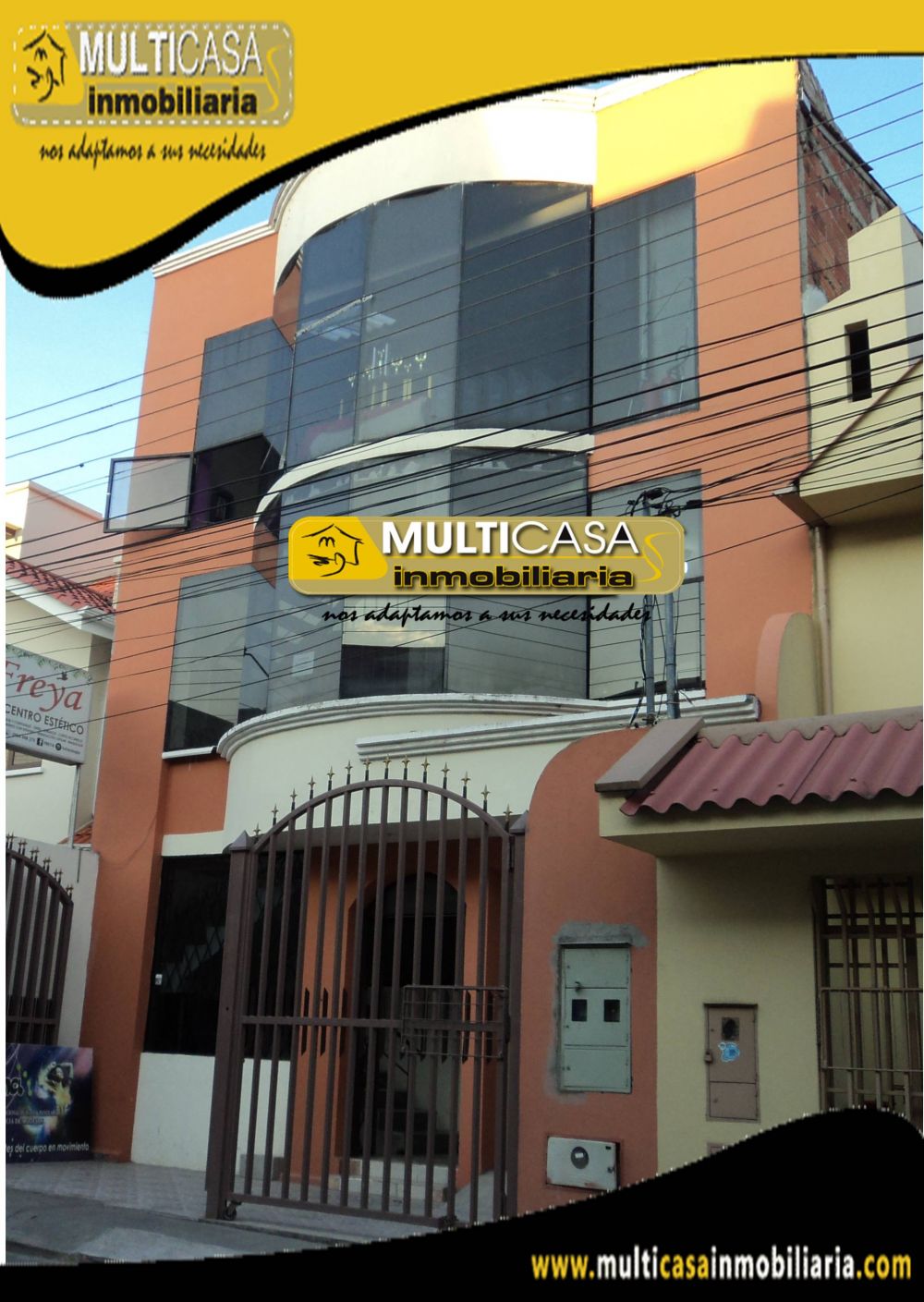 Casa Comercial en Venta a Crédito dos departamentos Sector Av.Gonzales Suarez Cuenca-Ecuador