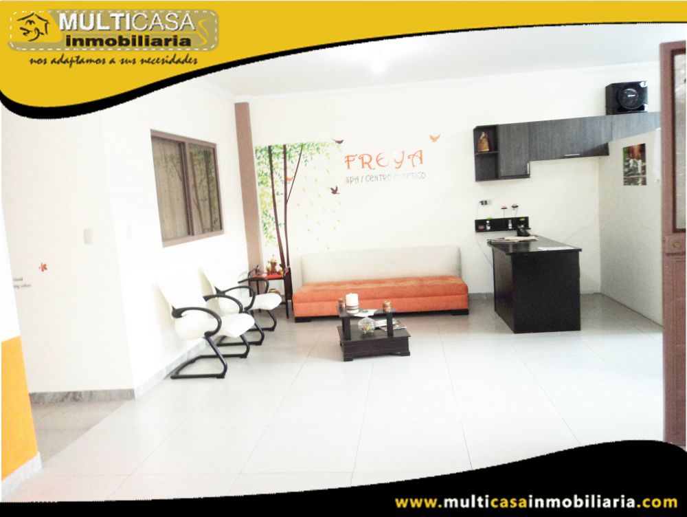 Casa Comercial en Venta a Crédito dos departamentos Sector Av.Gonzales Suarez Cuenca-Ecuador