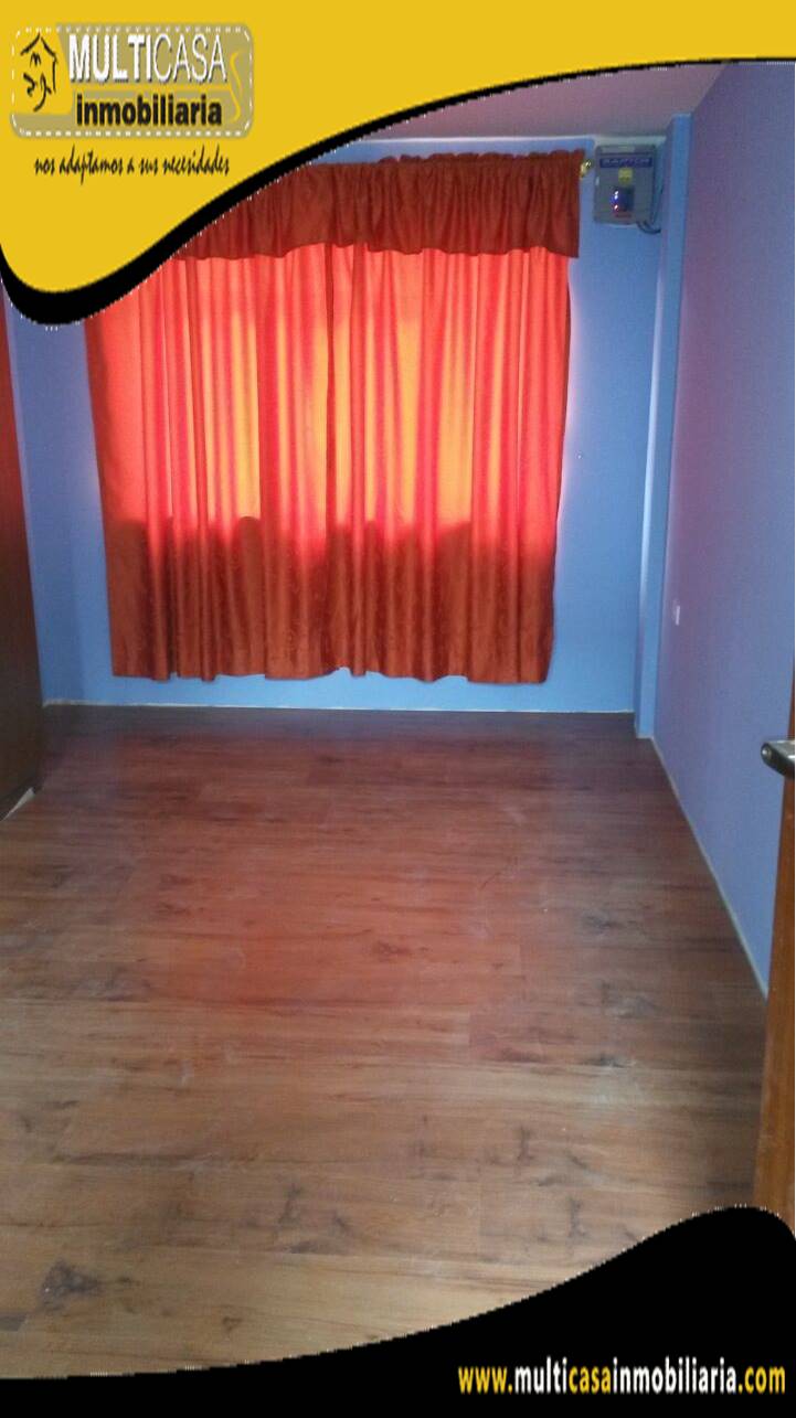 Arriendo Departamento en Condominio Privado con patio y garaje Sector Miraflores Cuenca-Ecuador