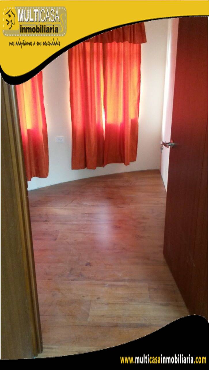 Arriendo Departamento en Condominio Privado con patio y garaje Sector Miraflores Cuenca-Ecuador