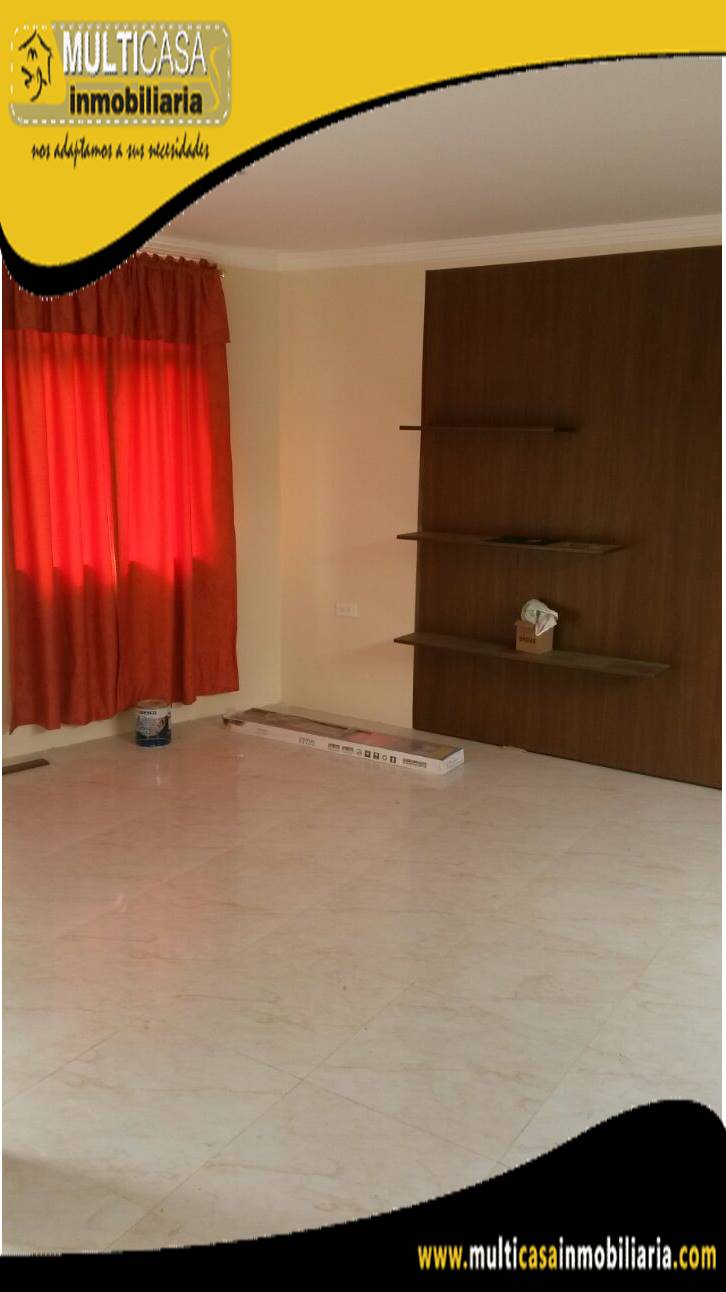 Arriendo Departamento en Condominio Privado con patio y garaje Sector Miraflores Cuenca-Ecuador