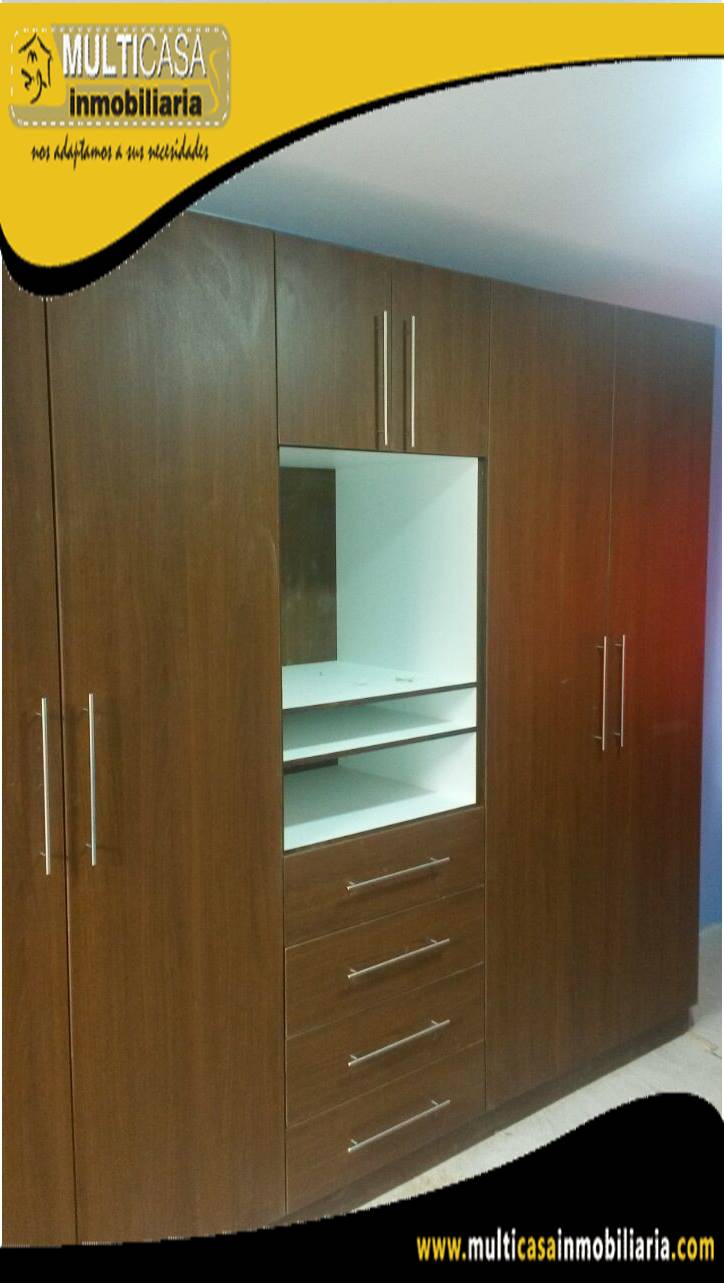 Arriendo Departamento en Condominio Privado con patio y garaje Sector Miraflores Cuenca-Ecuador
