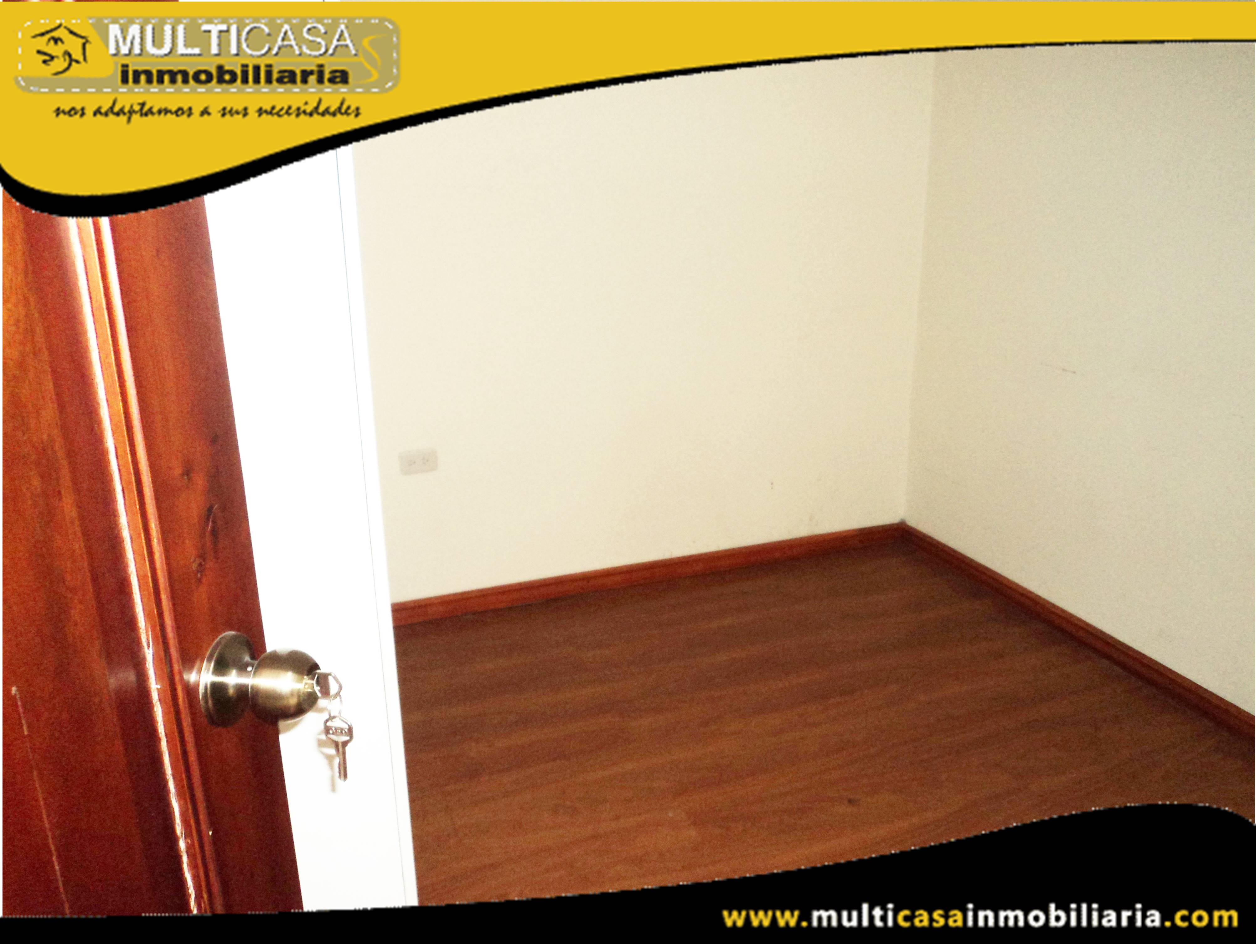 Departamento en Arriendo dos dormitorios Sector Centro de la Ciudad Cuenca-Ecuador