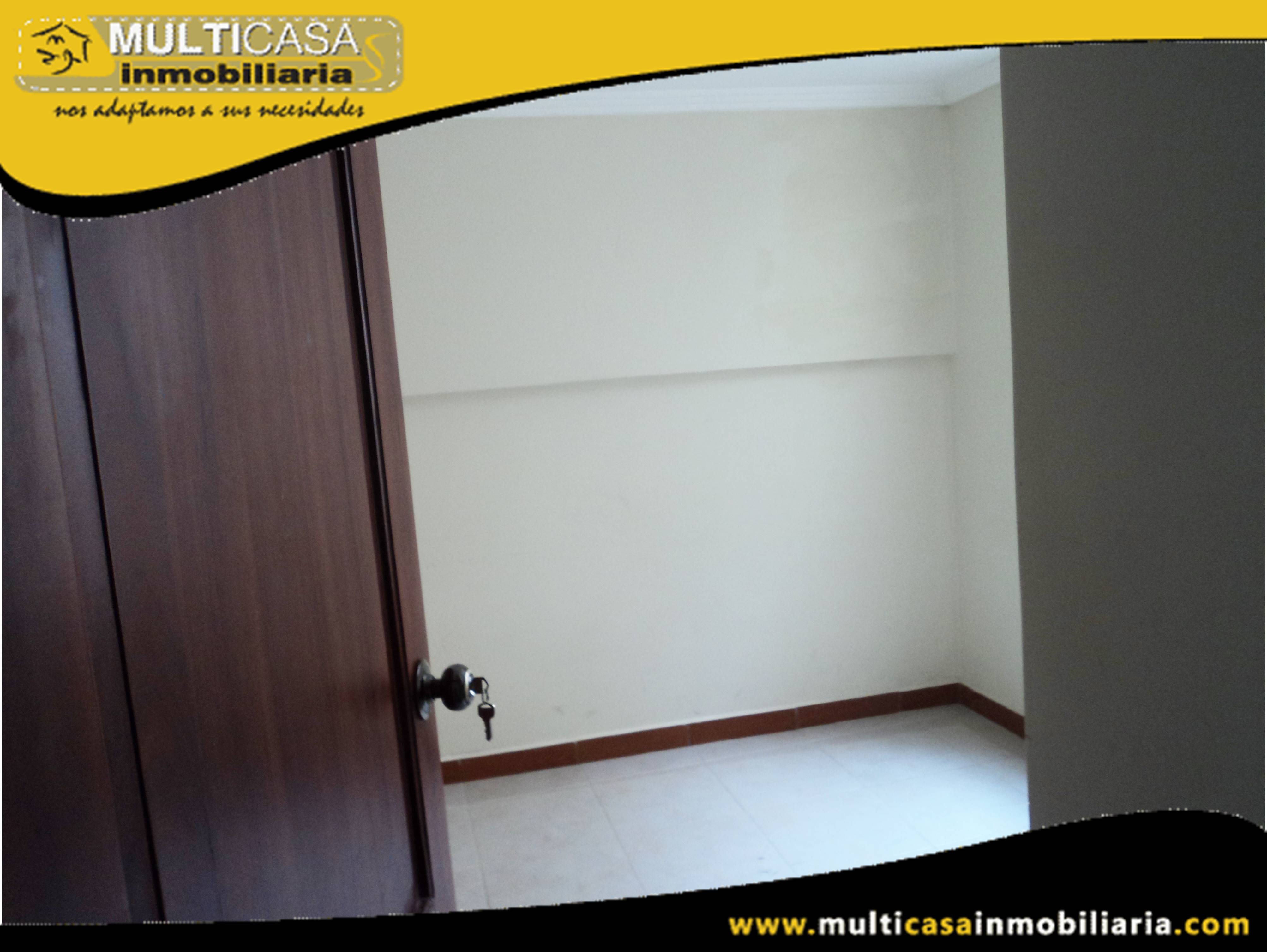 Departamento en Arriendo dos dormitorios Sector Centro de la Ciudad Cuenca-Ecuador