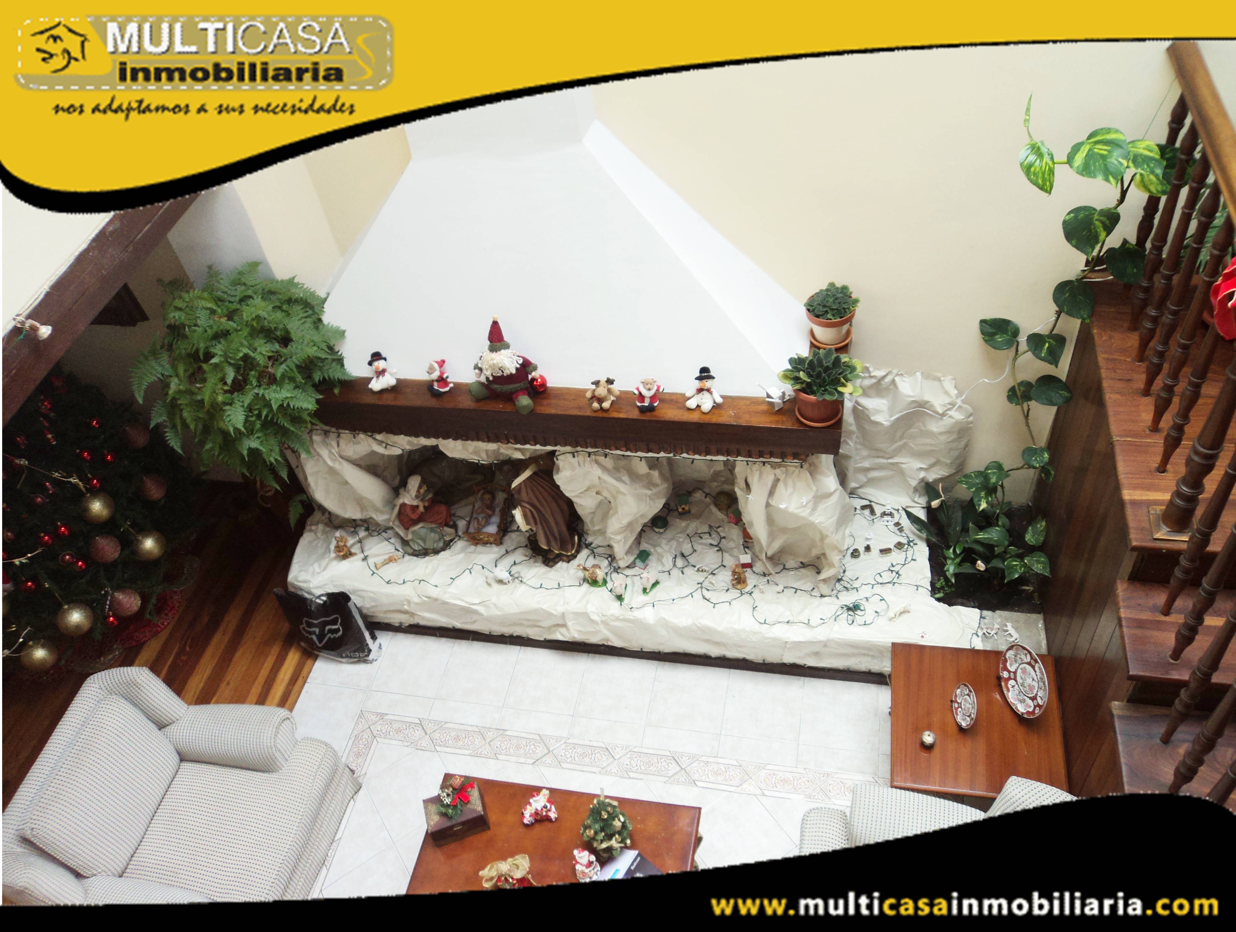 Casa con Mini Suite en Venta a Crédito Sector Remigio Crespo Cuenca-Ecuador
