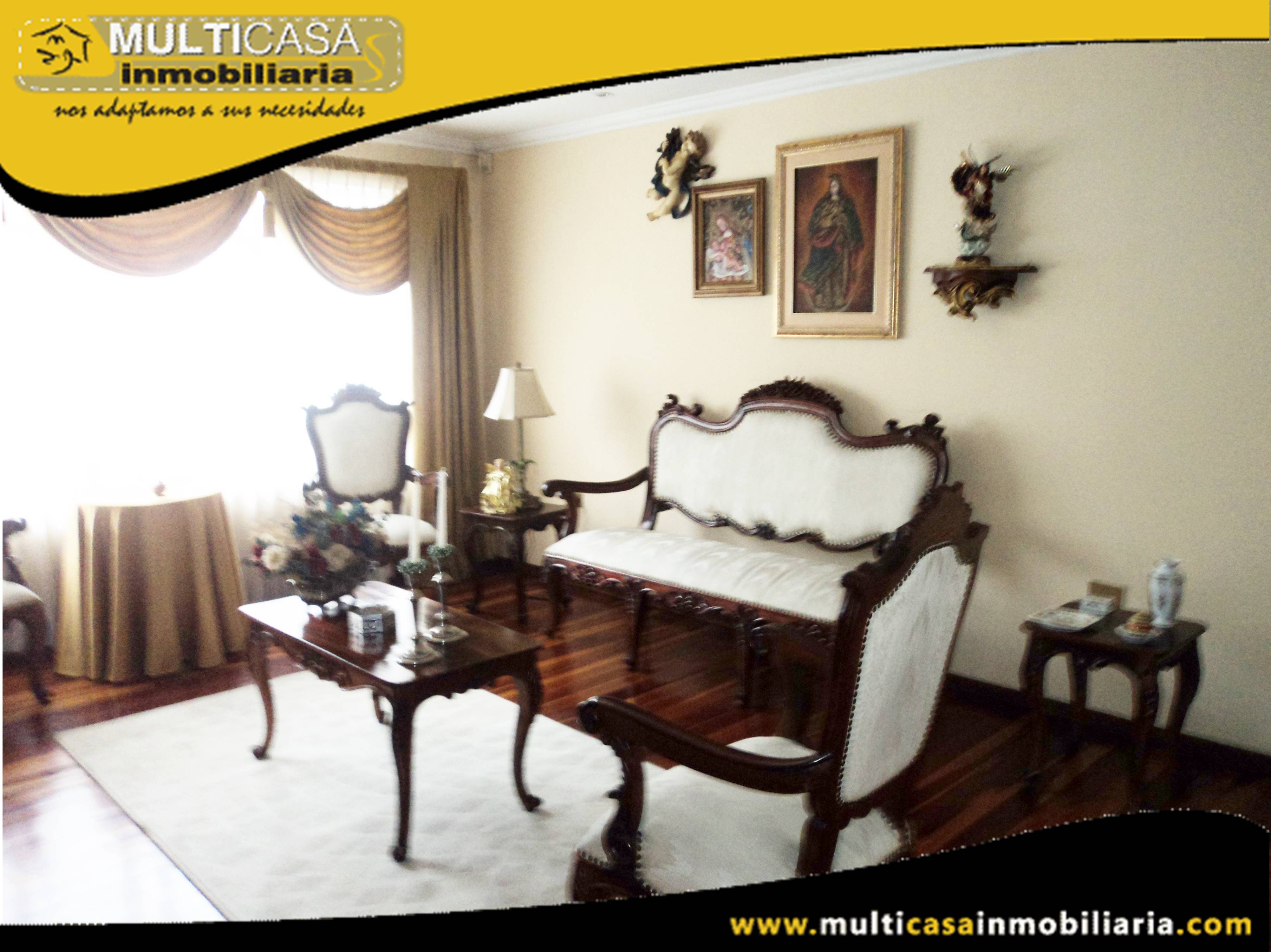 Casa con Mini Suite en Venta a Crédito Sector Remigio Crespo Cuenca-Ecuador