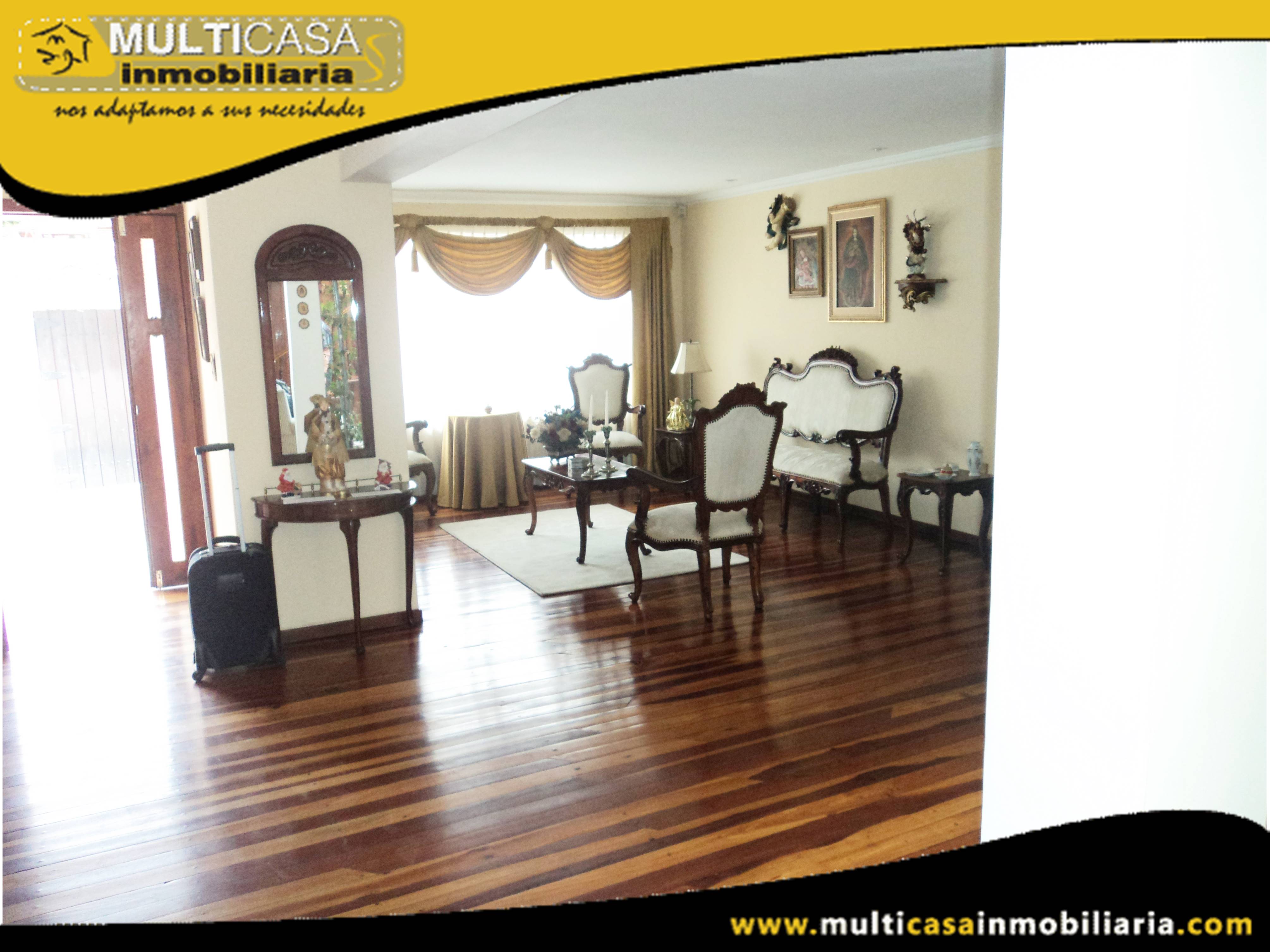 Casa con Mini Suite en Venta a Crédito Sector Remigio Crespo Cuenca-Ecuador