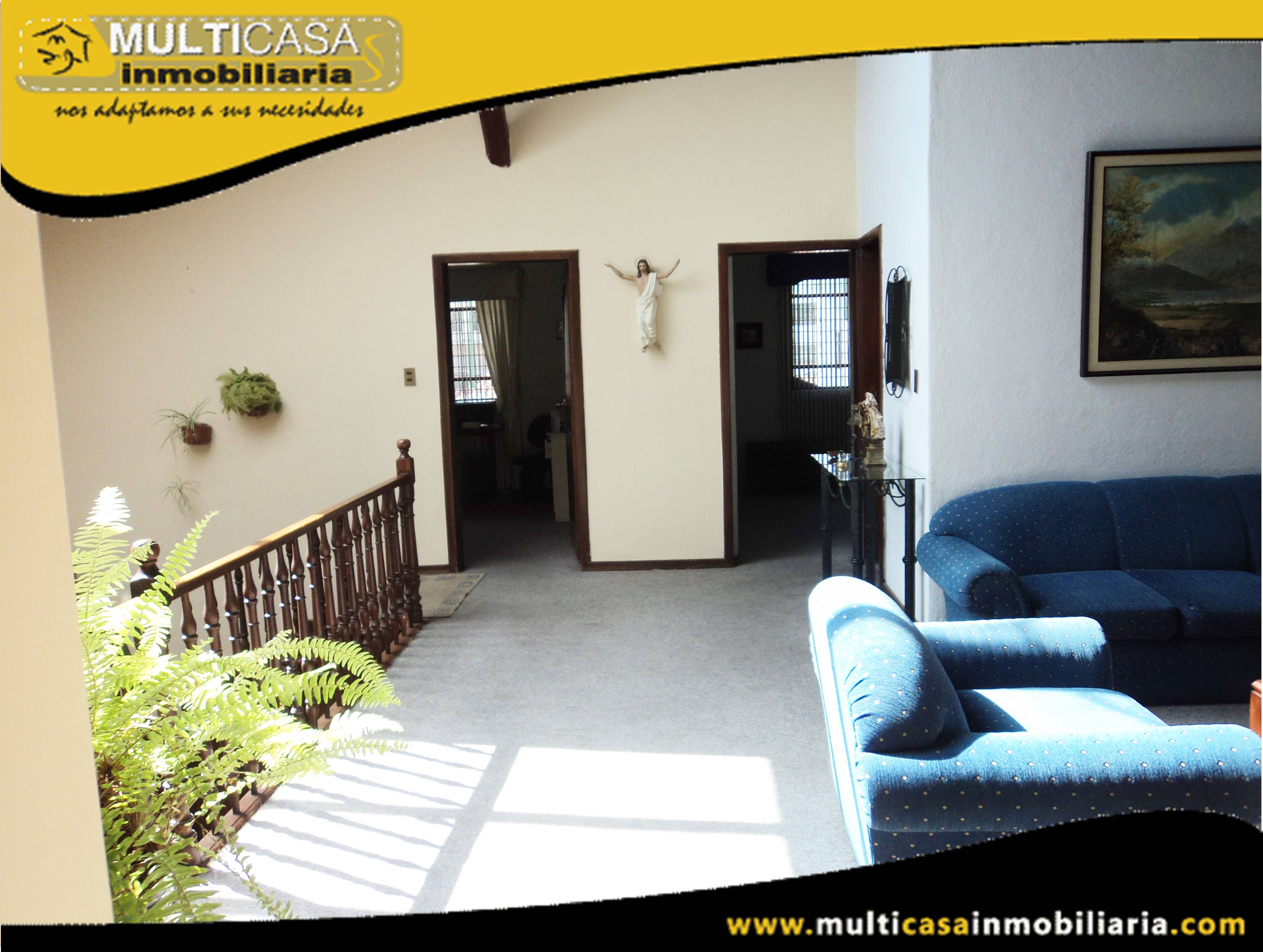 Casa con Mini Suite en Venta a Crédito Sector Remigio Crespo Cuenca-Ecuador