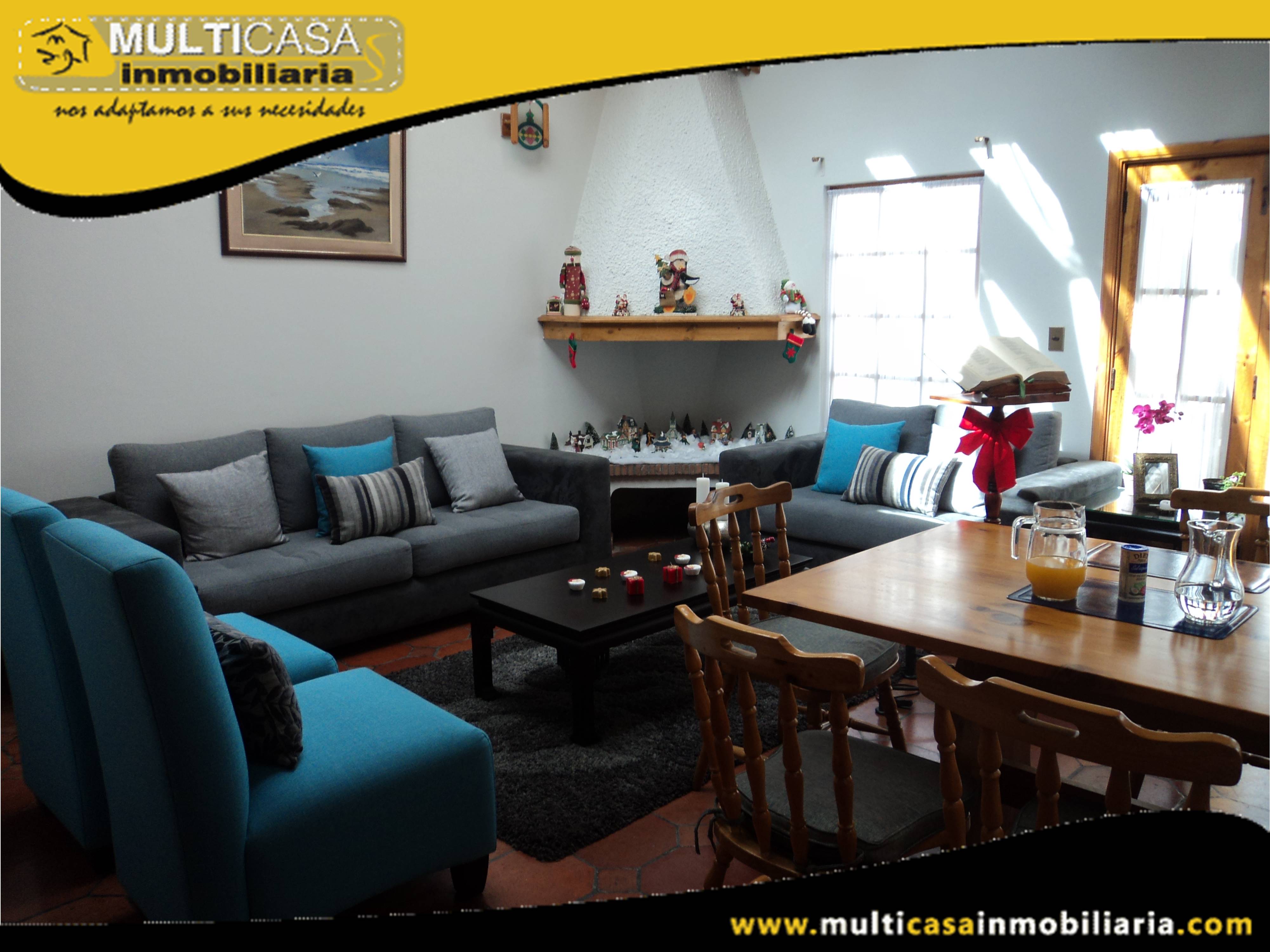 Casa en Venta a Crédito con Mini Suite Sector Remigio Crespo Cuenca-Ecuador