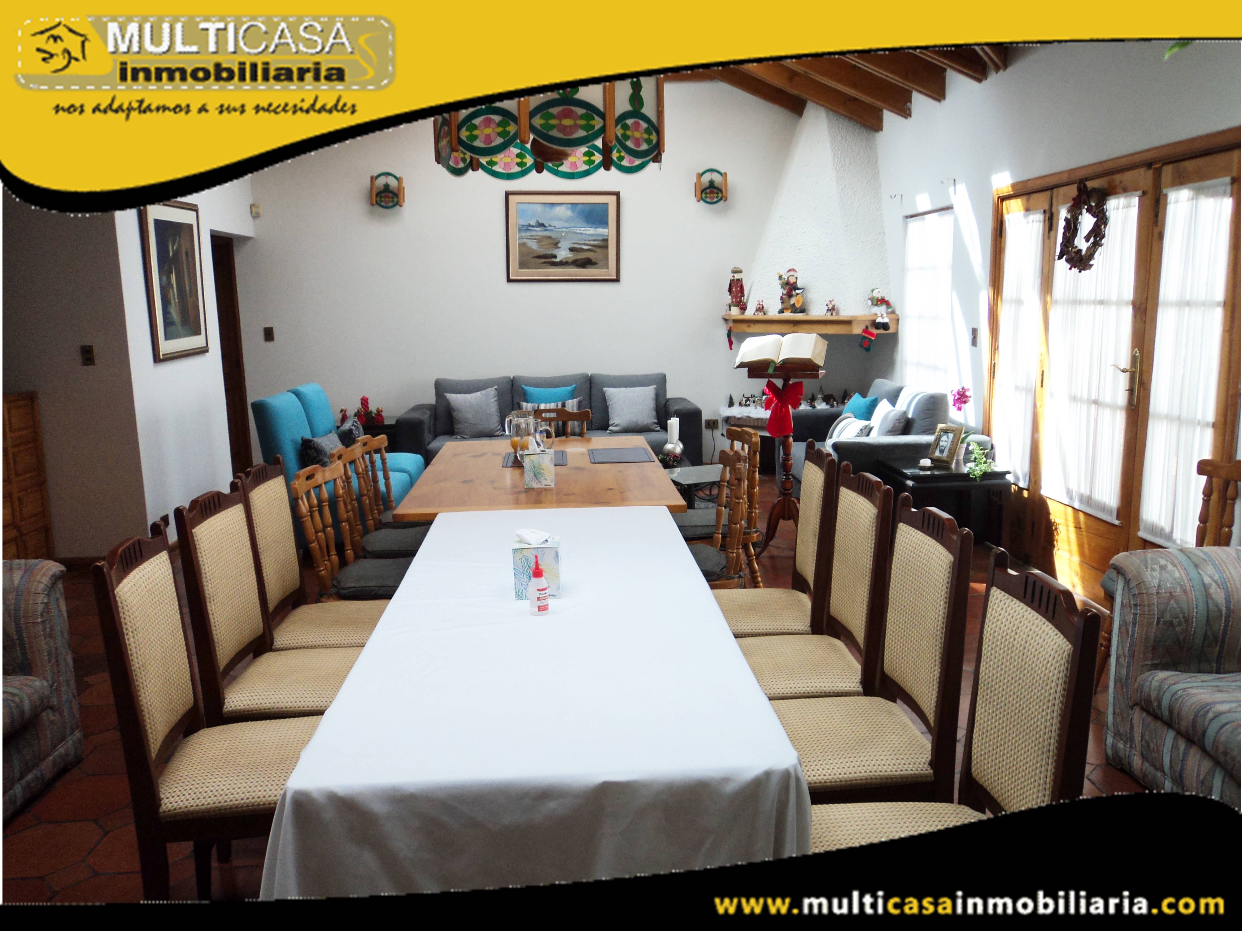 Casa en Venta a Crédito con Mini Suite Sector Remigio Crespo Cuenca-Ecuador