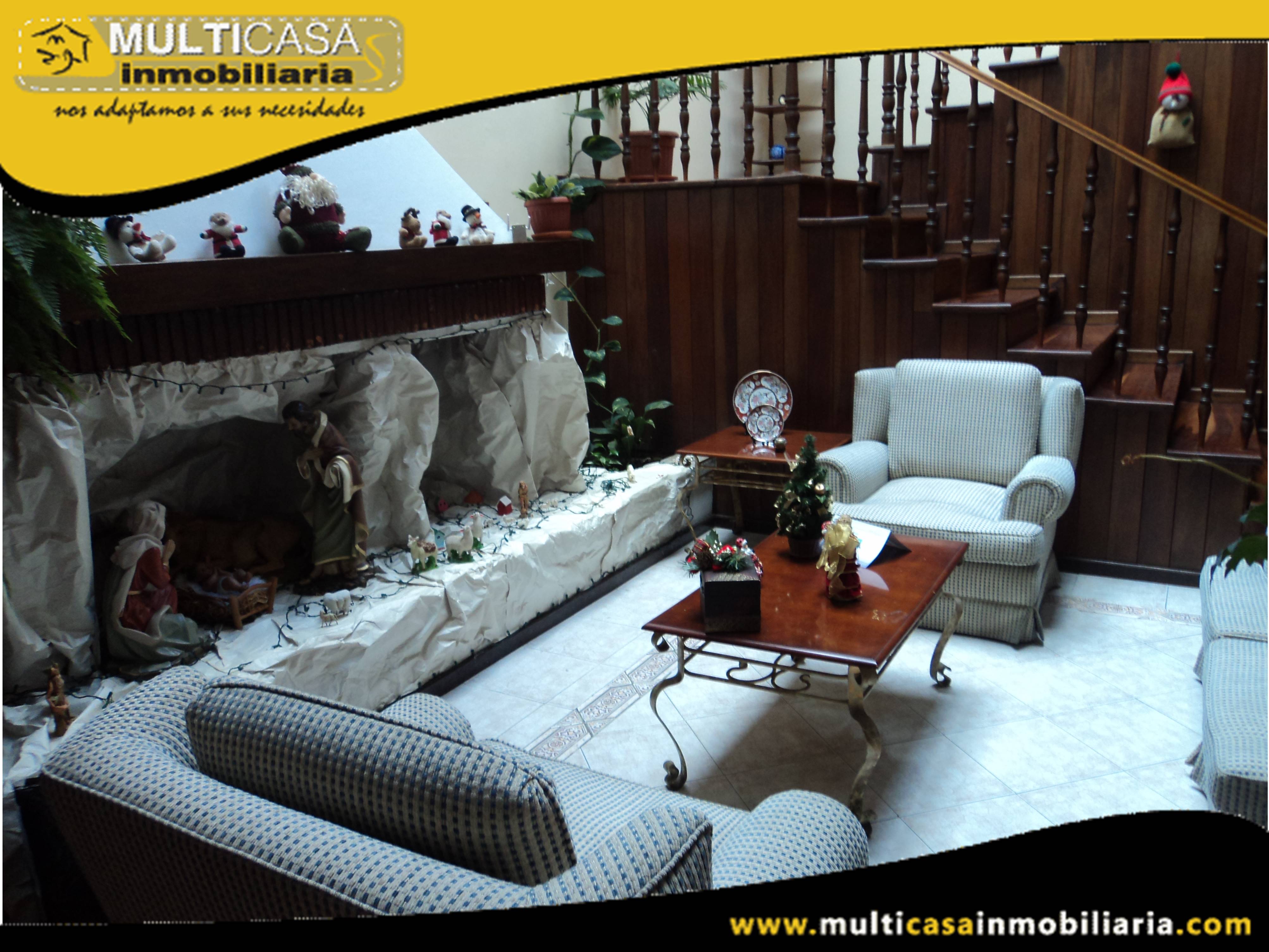 Casa en Venta a Crédito con Mini Suite Sector Remigio Crespo Cuenca-Ecuador