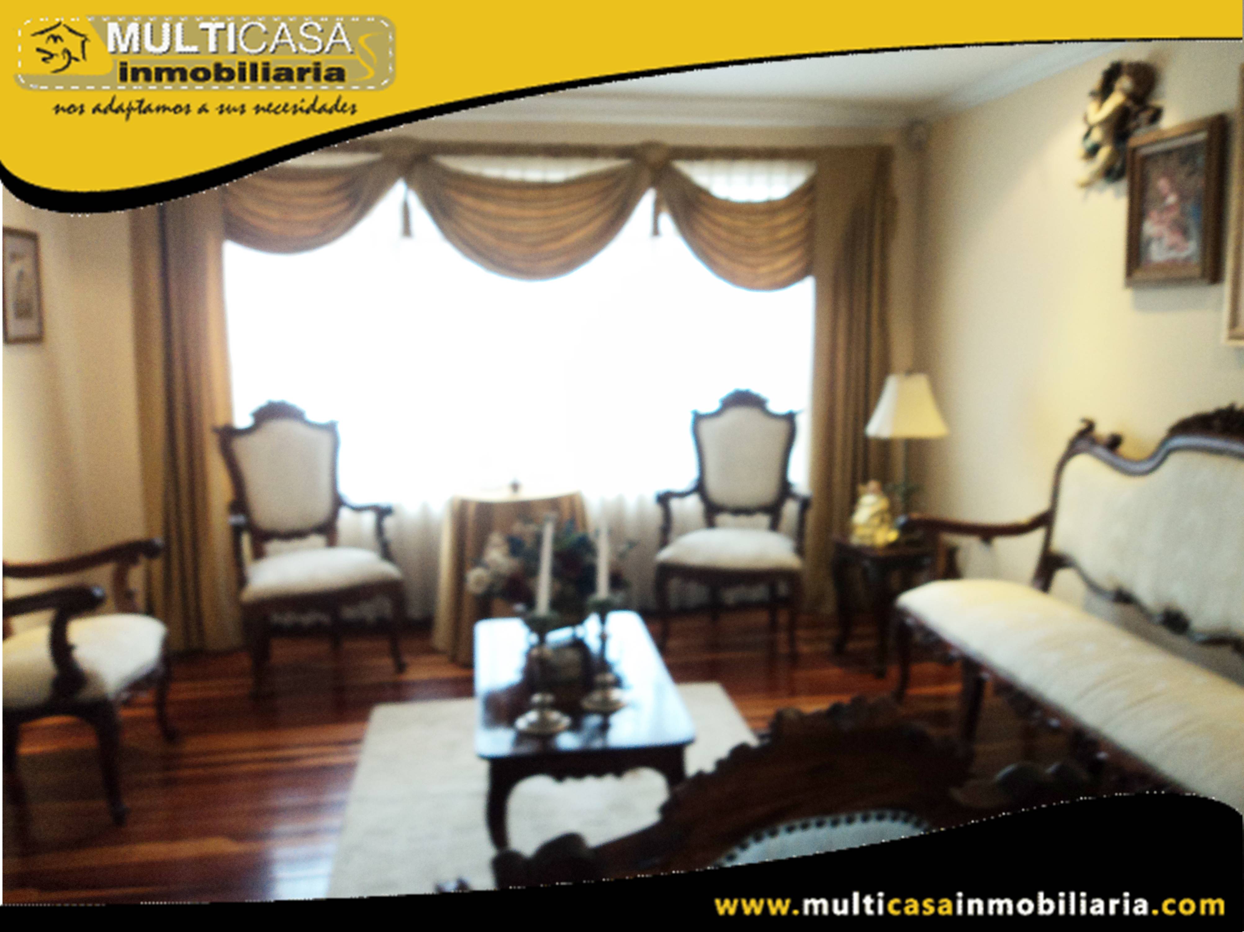 Casa en Venta a Crédito con Mini Suite Sector Remigio Crespo Cuenca-Ecuador