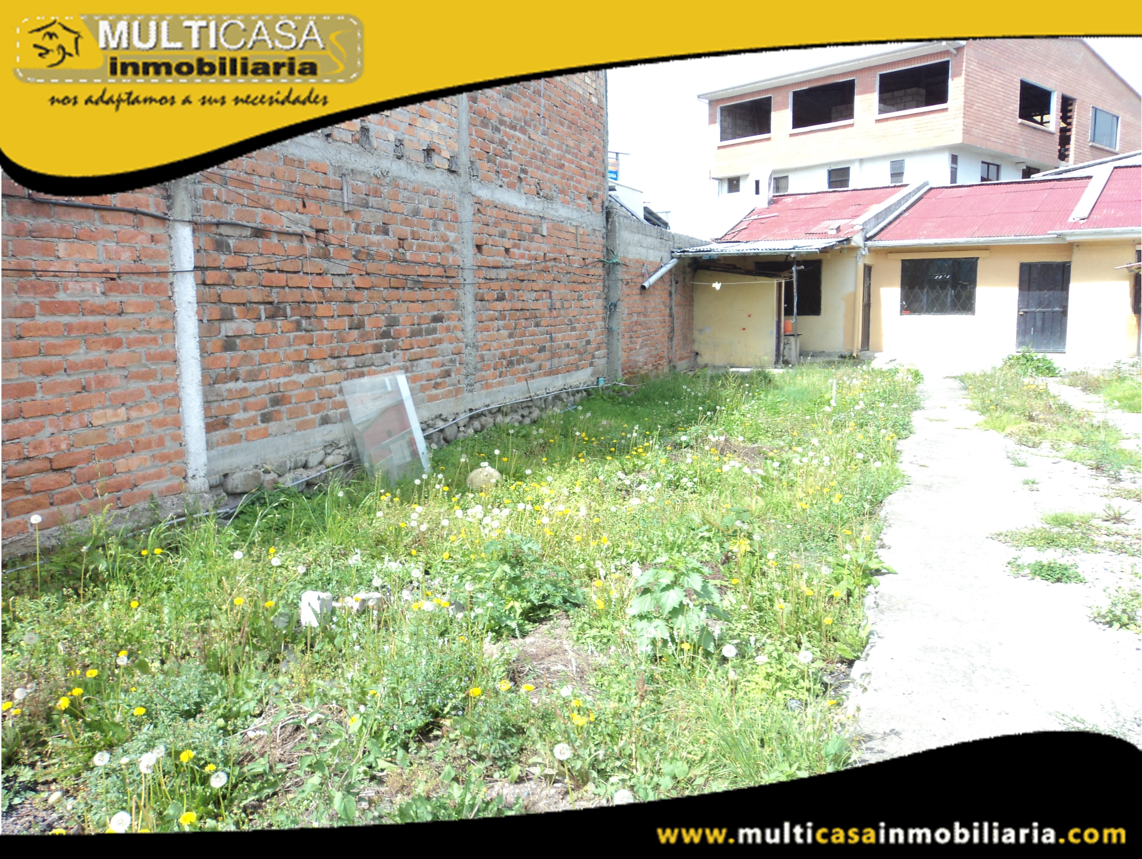 Sitio con Casa en Venta a Crédito Sector Coral Centro Cuenca-Ecuador