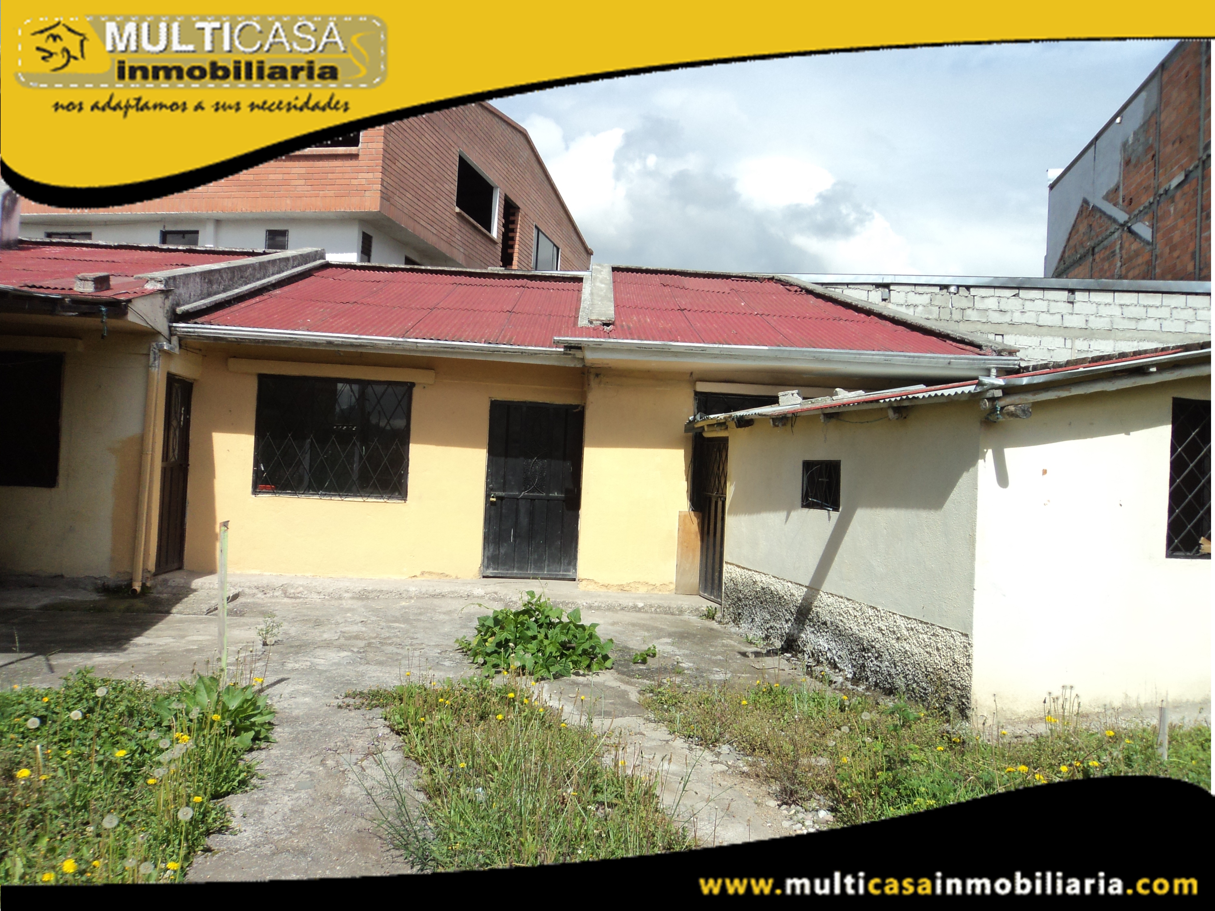 Sitio con Casa en Venta a Crédito Sector Coral Centro Cuenca-Ecuador