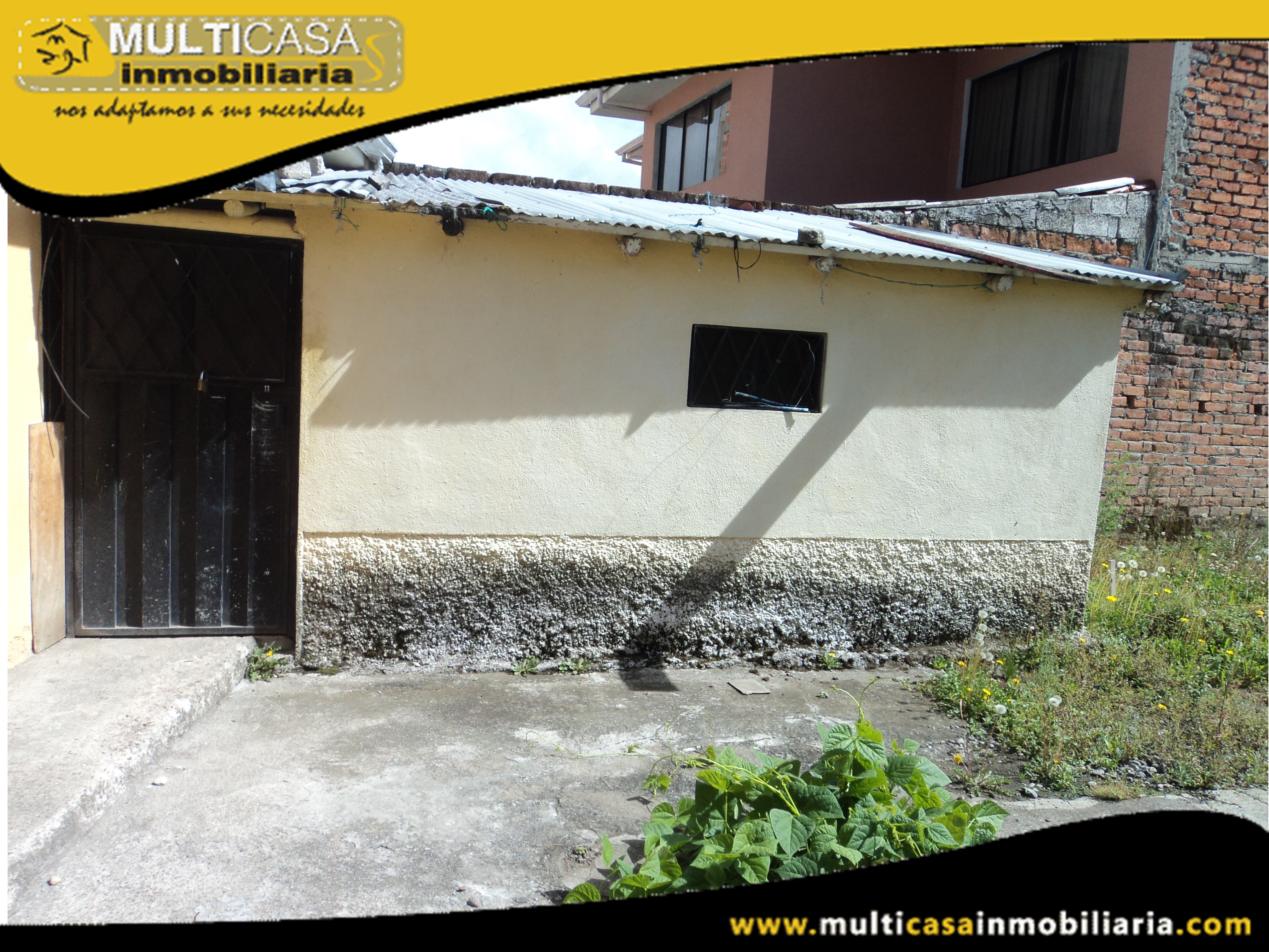 Sitio con Casa en Venta a Crédito Sector Coral Centro Cuenca-Ecuador