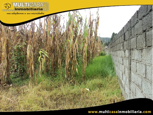 Terreno en Venta a Crédito Sector Capulispamba Cuenca-Ecuador
