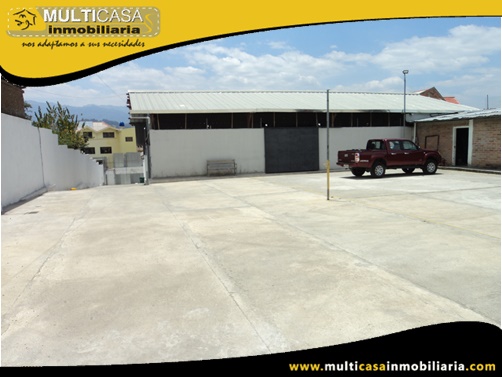 Nave Industrial en Venta a Crédito Sector Totoracocha Cuenca-Ecuador