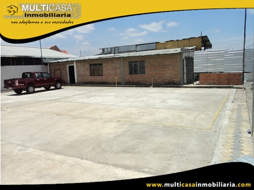 Nave Industrial en Venta a Crédito Sector Totoracocha Cuenca-Ecuador