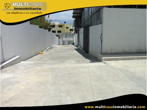 Nave Industrial en Venta a Crédito Sector Totoracocha Cuenca-Ecuador