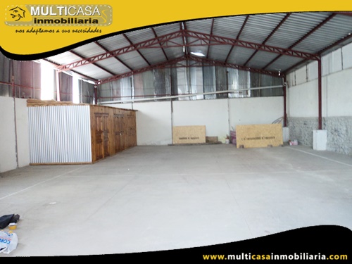 Nave Industrial en Venta a Crédito Sector Totoracocha Cuenca-Ecuador