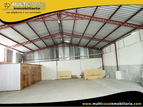 Nave Industrial en Venta a Crédito Sector Totoracocha Cuenca-Ecuador