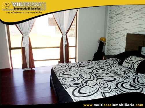 Casa amoblada en Venta a Crédito en Urbanización Privada Sector Challuabamba Cuenca-Ecuador