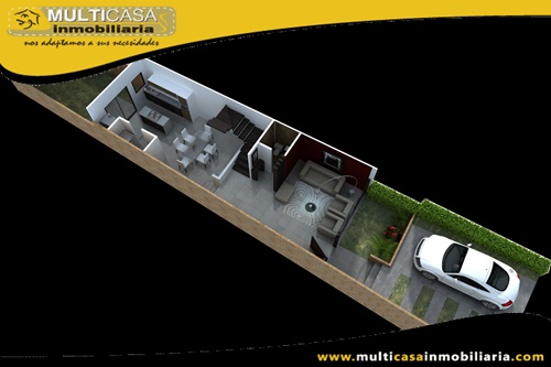 Casa en Venta a Crédito Sector Control Sur-La Calera Cuenca-Ecuador