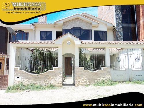 Casa en Venta a Crédito Sector Sayausí Cuenca-Ecuador