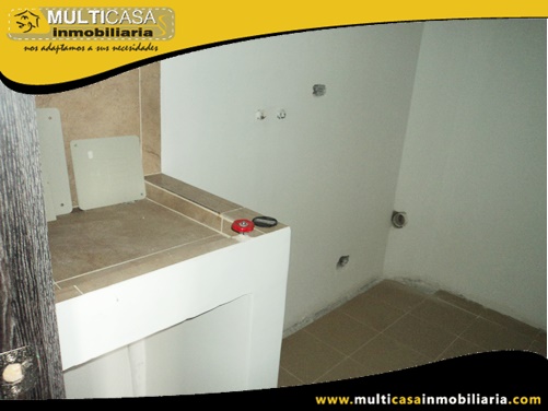 Departamento en Venta a Crédito  Sector Las Pencas Cuenca-Ecuador