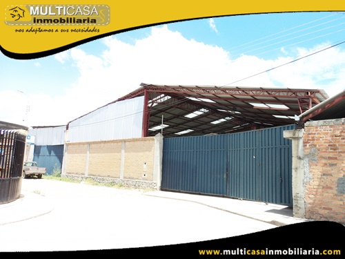 Nave Industrial en Venta a Crédito Sector Totoracocha Cuenca-Ecuador