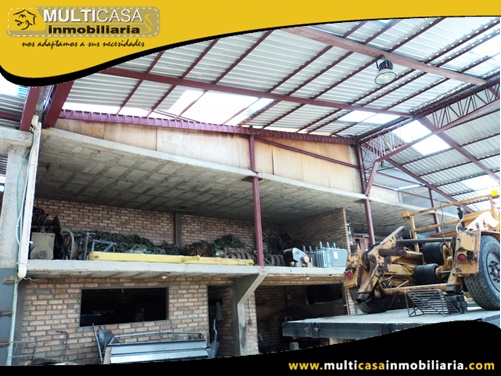 Nave Industrial en Venta a Crédito Sector Totoracocha Cuenca-Ecuador