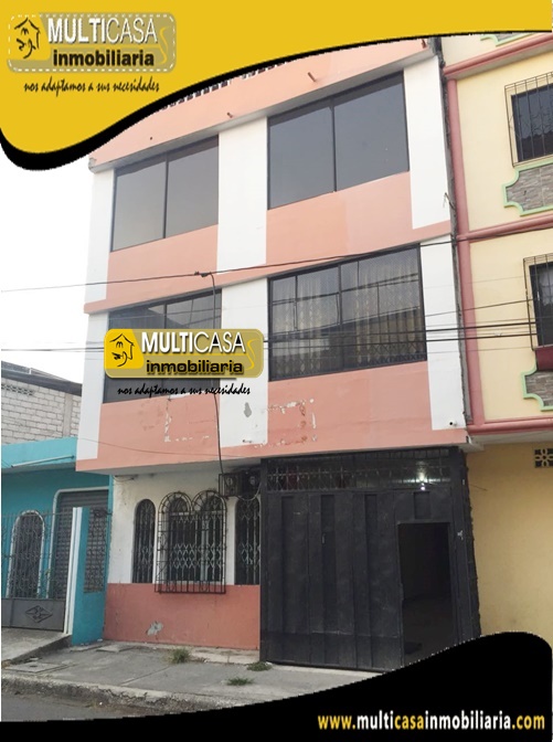 Edificio en Venta a Crédito de Tres Departamentos Guayaquil - Ecuador