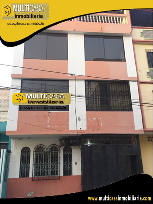 Edificio en Venta a Crédito de Tres Departamentos Guayaquil - Ecuador