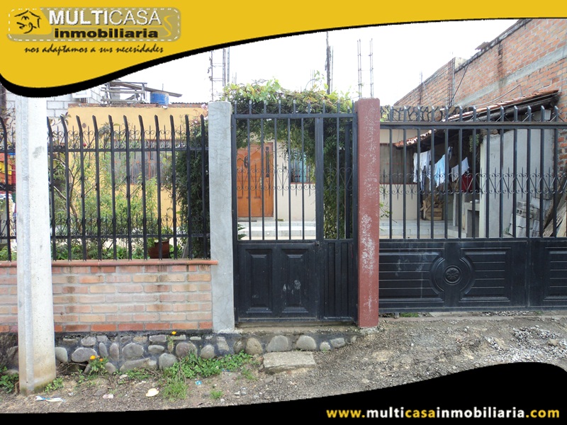 Terreno con Media Agua de Venta a Crédito Sector San José de Balzay