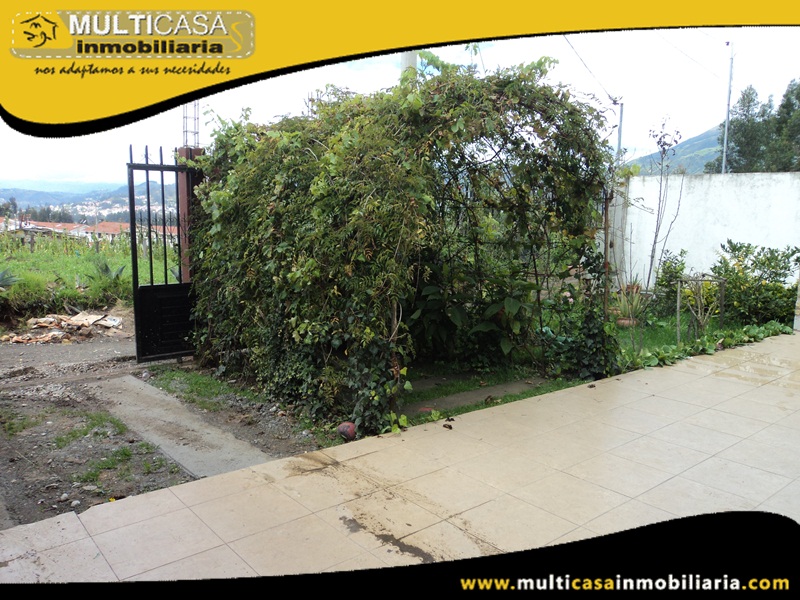 Terreno con Media Agua de Venta a Crédito Sector San José de Balzay